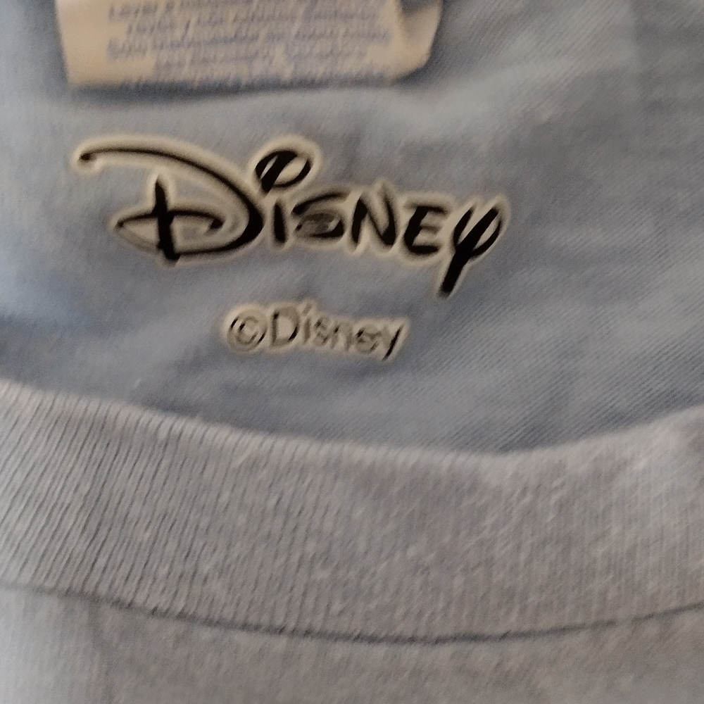 Disney Princess T-shirt light blue 100% cotton size Small - Picture 4 of 7